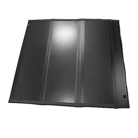Tonneau Cover, Premium Flush Mount: Matte black with carpeted under side, 5 Feet 7 in Bed