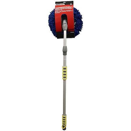10" Wash Glove With Curve Flow-Thru Extension Pole