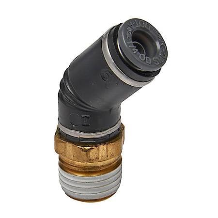 45░ Swivel Male Elbow 1/4 Tube X 1/4 NPT (2)
