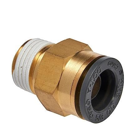 Straight Male Connector 5/8 Tube X 1/2 NPT (2)