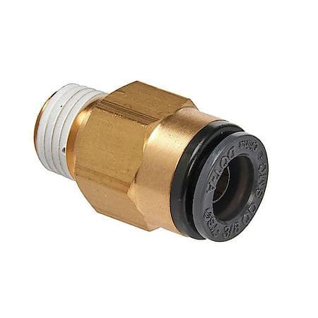 Straight Male Connector 3/8 Tube X 1/4 N Point (2)