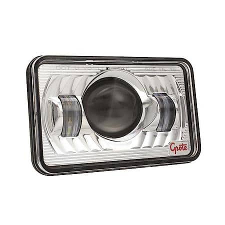 LED Sealed Beam Headlight, 4x6 High Beam, 9-30V