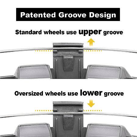 AutoCraft 16" Wheel Cover: 10-Spoke, Classic Silver, High Impact Plastic, 4 Pack