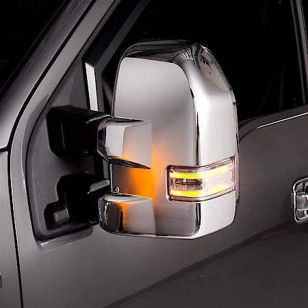 Full Cover, Chrome Plated, Abs Plastic, Set Of 2