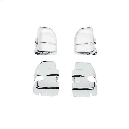 Full Cover, Chrome Plated, Abs Plastic, Set Of 2