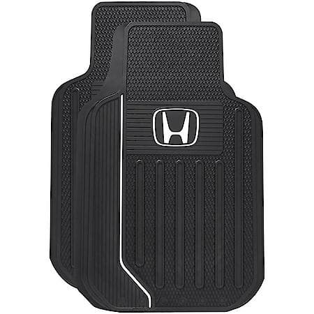 Honda Elote Front Floor Mats: Durable, Rubber, Universal 2-Piece Set