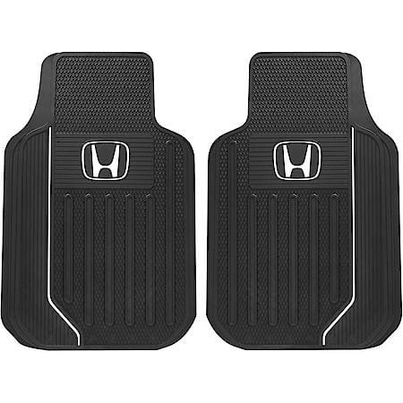 Honda Elote Front Floor Mats: Durable, Rubber, Universal 2-Piece Set