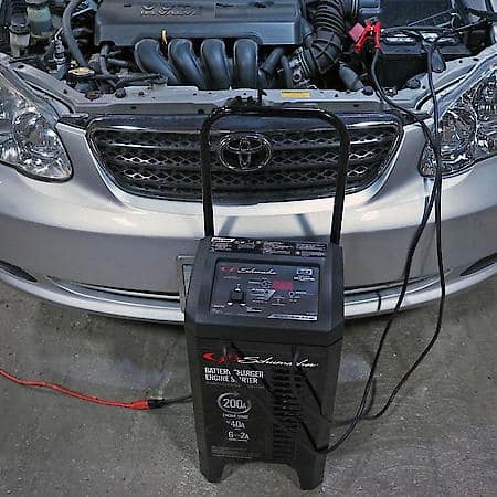 Fully Automatic Engine Starter Battery Charger: 6/2/40/200A, 6V/12V