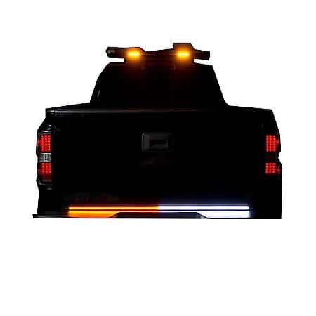 Tailgate Light- LED, 60 Inch Work Blade Light Bar; Amber And White; With 4 Prong Wiring Harness