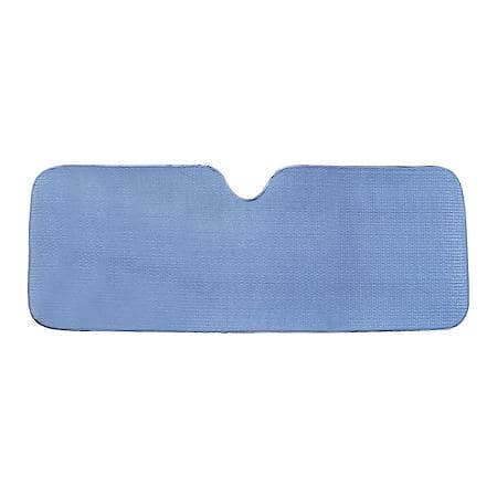 Windshield Sunshade, Light Blue Glitter Film, Jumbo 67"x27", Accordion Style