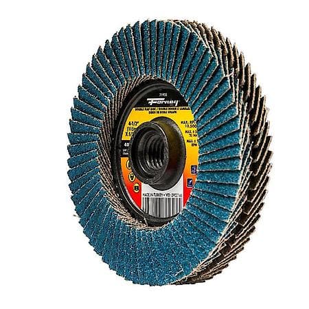 2-Sided Flap Disc, 40/40 Grit - 4-1/2in