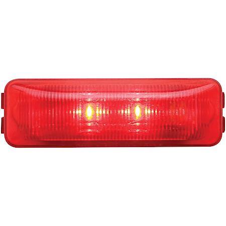 2-LED RED THINLINE MARKER/CLEARANCE LIGHT KIT WITH BRACKET AND PLUG