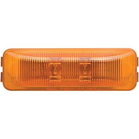 2-LED YELLOW THINLINE MARKER/CLEARANCE LIGHT KIT WITH BRACKET AND PLUG