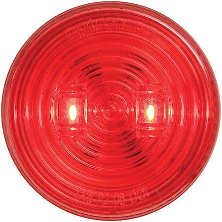2-LED 2.5 INCH RED MARKER/CLEARANCE LIGHT KIT WITH GROMMET AND PLUG