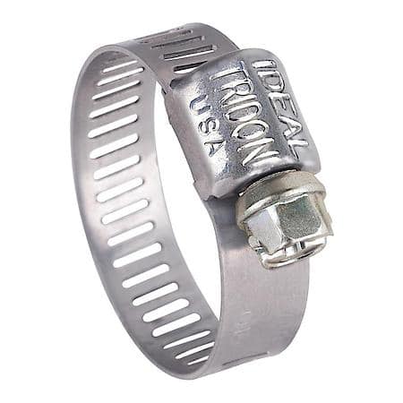 Micro-Gear Hose Clamp - Size 6 - 5/16" to 7/8" Dia. - With steel screw and stainless band (Sold by each)