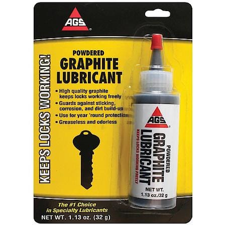 Graphite Lubricant Powdered, Bottle, 1.13 oz, Card, Hardware