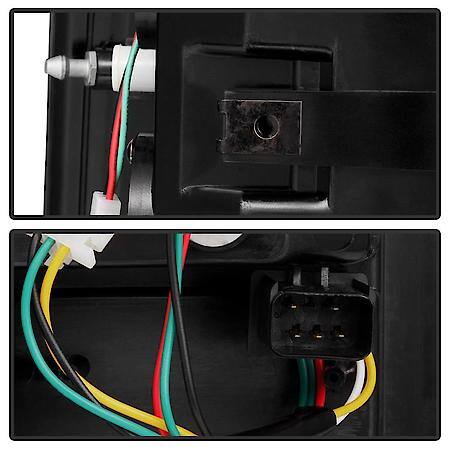 Led, Smoke Lens, Black Housing, Uses OE Reverse Bulb