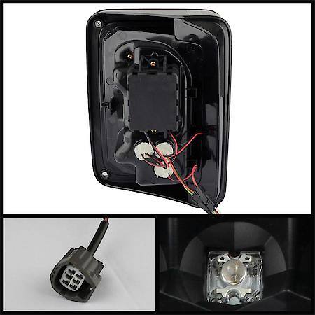 Led, Clear Lens, Black Housing, Uses OE Reverse Bulb