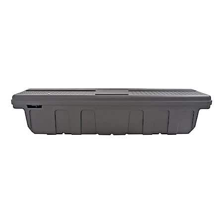 Crossover, Single Lid, Black Poly Plastic, 70.5" W X 14.75" L X 14.37" H
