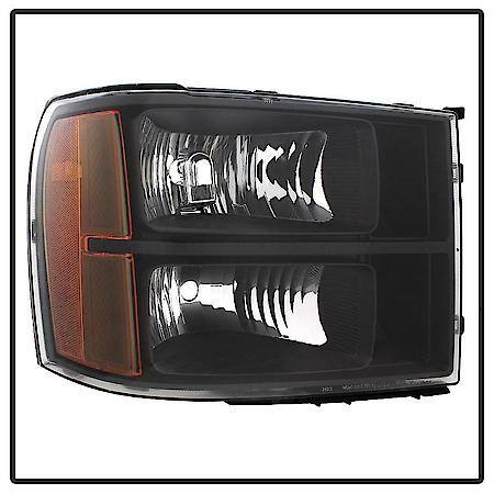 (Xtune) Gmc Sierra 07-13 Crystal Headlights-Black