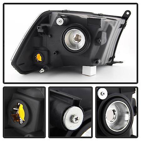 Dodge Ram 1500 09-12 ( Non Quad Headlights ) Crystal Headlights-Chrome