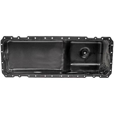 Engine Oil Pan: Direct Fit, Steel, Sump, 22 Quart