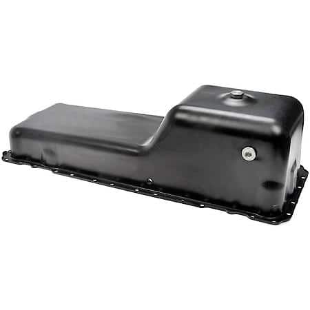 Engine Oil Pan: Direct Fit, Steel, Sump, 22 Quart