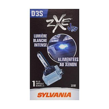 D3S SilverStar zXe HID Headlight Bulb, Intense White Light, 1 Pack