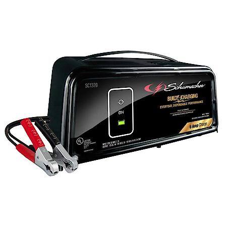 3-in-1 6V/12V Fully Automatic 6A Battery Charger and Maintainer