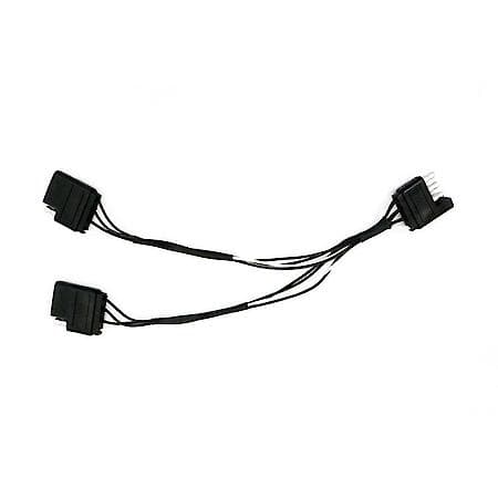 Trailer Wiring Connector, Vehicle End; Y Harness, 4 Pin Connectors; Connects LED Tailgate Light Bar