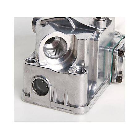 Professional Race Carburetor: 1250 CFM, No Choke, 4 Barrel, 4500 Bore, Dual Inlet, Hard Core Gray