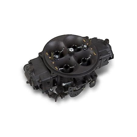 Professional Race Carburetor: 1250 CFM, No Choke, 4 Barrel, 4500 Bore, Dual Inlet, Hard Core Gray
