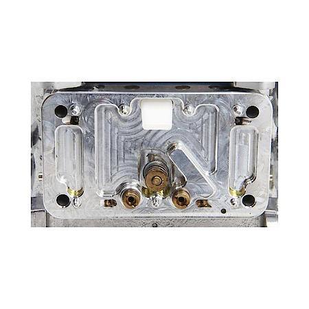 Professional Race Carburetor: 1150 CFM, No Choke, 4 Barrel, 4500 Bore, Dual Inlet, Shiny