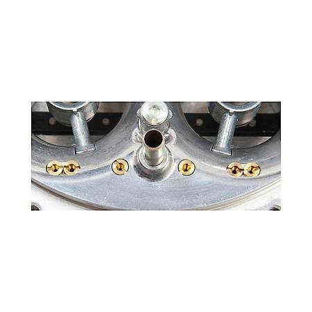 Professional Race Carburetor: 1150 CFM, No Choke, 4 Barrel, 4500 Bore, Dual Inlet, Shiny