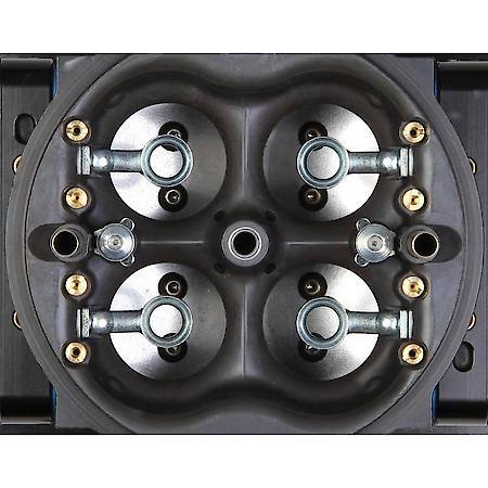 Professional Race Carburetor: 650 CFM, No Choke, 4 Barrel, Square Bore, Dual Inlet, Hard Core Gray