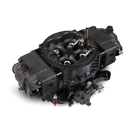 Professional Race Carburetor: 650 CFM, No Choke, 4 Barrel, Square Bore, Dual Inlet, Hard Core Gray