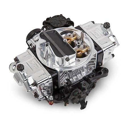 Street Carburetor: 670 CFM, Electric Choke, 4 Barrel, Square Bore, Dual Inlet, Shiny