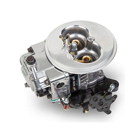 Performance and Race Carburetor: 500 CFM, No Choke, 2 Barrel, 2300 Bore, Dual Inlet, Shiny