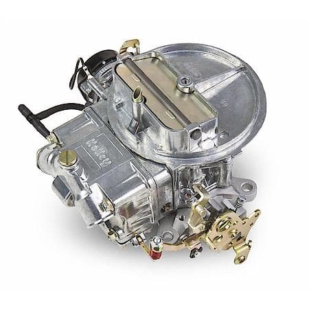 Street Carburetor: 500 CFM, Electric Choke, 2 Barrel, 2300 Bore, Single Inlet, Shiny