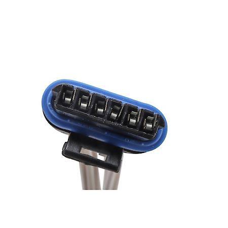 6-Way Female Black Multi-Purpose Pigtail