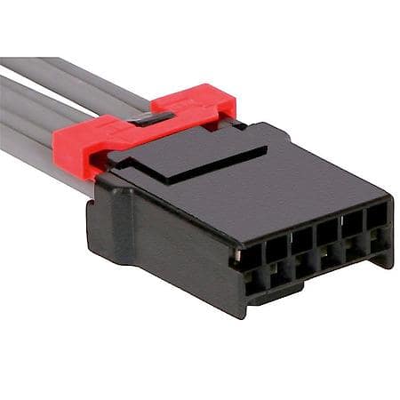 6-Way Female Black Multi-Purpose Pigtail