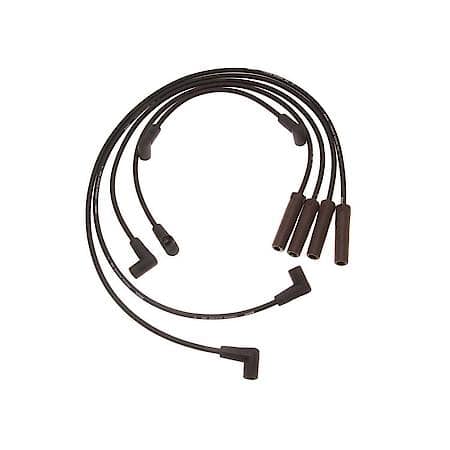 Spark Plug Wire Set: Fiberglass Reinforced Latex Graphite Core, 5 Wire Set