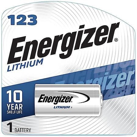 Energizer 123 Lithium Batteries (1 Pack), 3V Photo Batteries