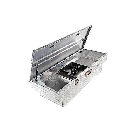 Crossover, Single Lid, Diamond Tread, Silver, Aluminum, 20" L X 63" W X 13" H