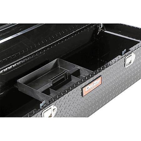 Crossover, Single Lid, Diamond Tread, Black, Aluminum, 20" L X 63" W X 13" H