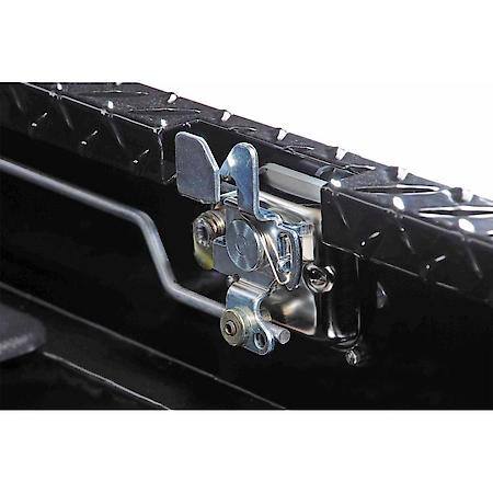 Crossover, Single Lid, Diamond Tread, Black, Aluminum, 20" L X 63" W X 13" H