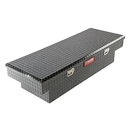 Crossover, Single Lid, Diamond Tread, Black, Aluminum, 20" L X 63" W X 13" H
