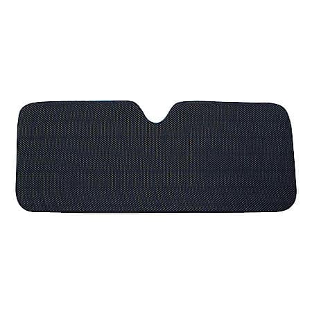 Windshield Sunshade, Bling Black Oxford, Jumbo 67"x27", Accordion Style