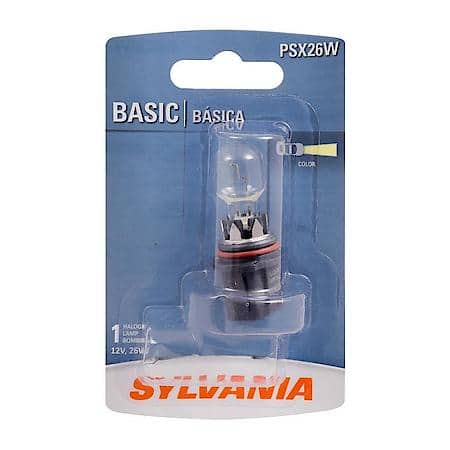 PSX26W Basic: Halogen Fog Bulb, Basic Performance, 1 Pack