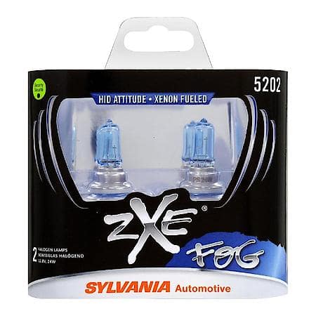 5202 SilverStar zXe Halogen Fog Bulb, White Light, 2 Pack